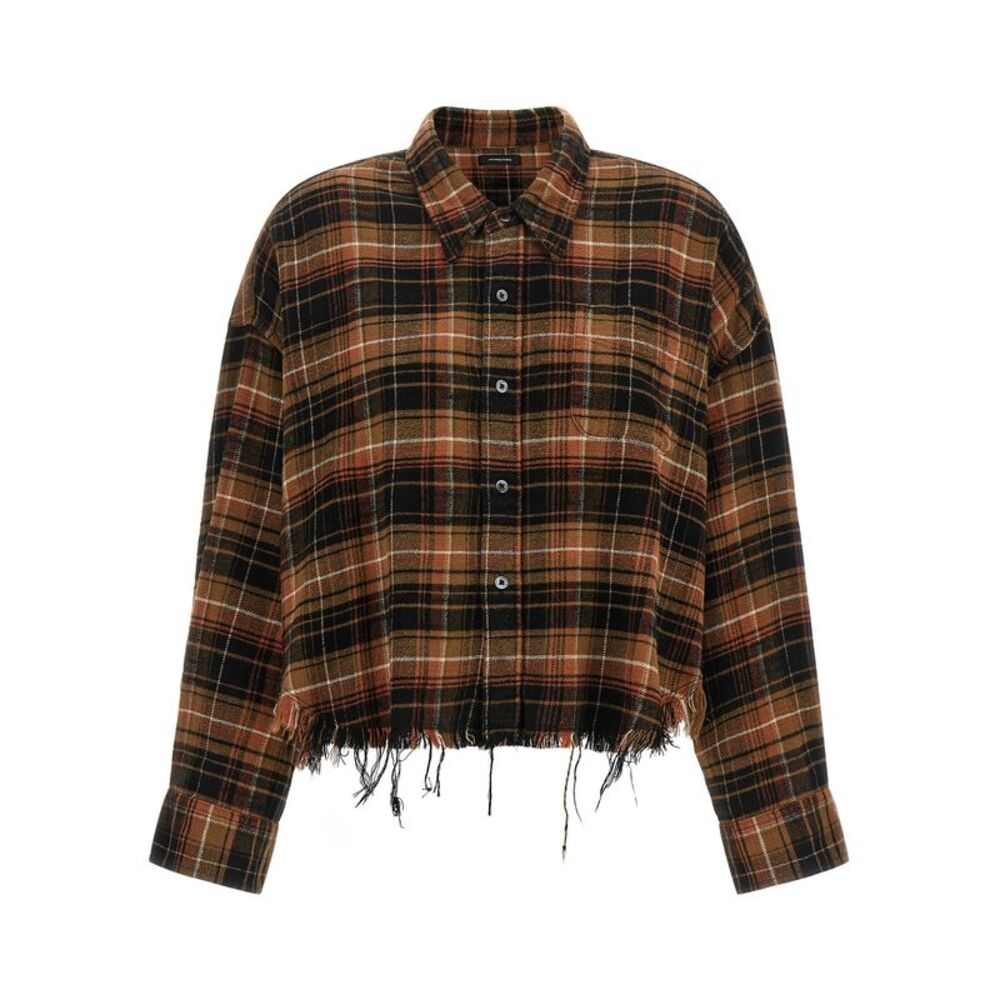 R13 Brown Cotton Women's Blouse